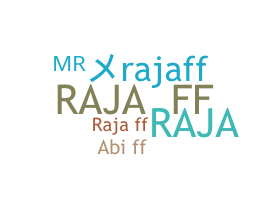 الاسم المستعار - RajaFf