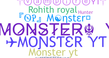 الاسم المستعار - MonsterYT