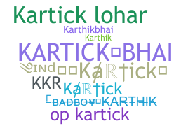 الاسم المستعار - Kartick