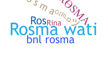 الاسم المستعار - Rosma