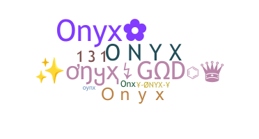 الاسم المستعار - Onyx