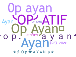 الاسم المستعار - OpAyan