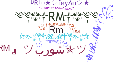 الاسم المستعار - rm