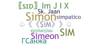 الاسم المستعار - Sim