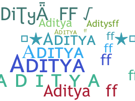 الاسم المستعار - Adityaff