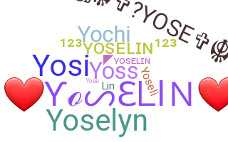 الاسم المستعار - yoselin