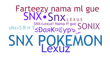 الاسم المستعار - SNx