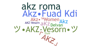 الاسم المستعار - AKZ