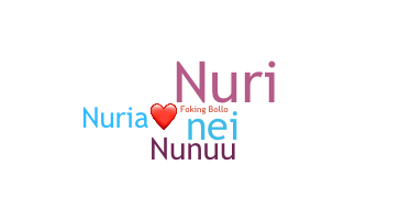 الاسم المستعار - nuria