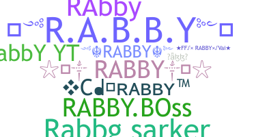 الاسم المستعار - Rabby