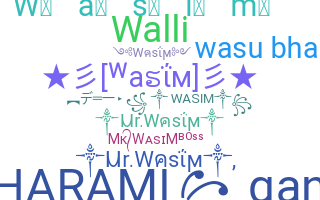 الاسم المستعار - Wasim
