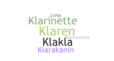 الاسم المستعار - Klara