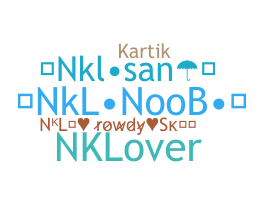 الاسم المستعار - Nkl