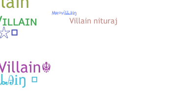 الاسم المستعار - Mrvillain