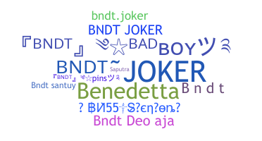 الاسم المستعار - Bndt