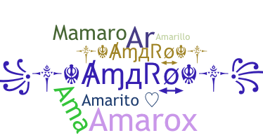 الاسم المستعار - Amaro
