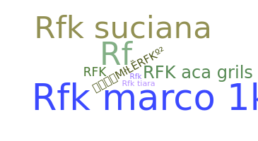 الاسم المستعار - rfk