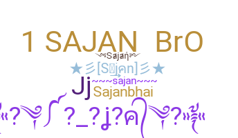 الاسم المستعار - Sajan