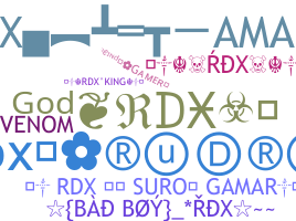 الاسم المستعار - RDX