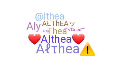 الاسم المستعار - Althea