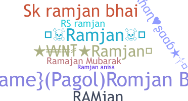 الاسم المستعار - Ramjan