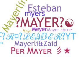 الاسم المستعار - Mayer