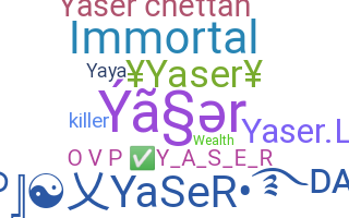 الاسم المستعار - Yaser