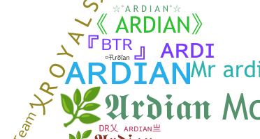 الاسم المستعار - Ardian