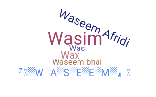الاسم المستعار - Waseem