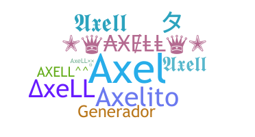الاسم المستعار - Axell