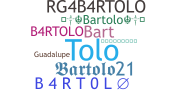 الاسم المستعار - Bartolo
