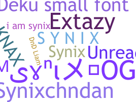 الاسم المستعار - synix