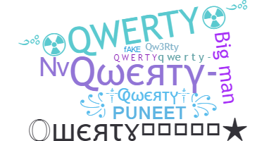 الاسم المستعار - qwerty