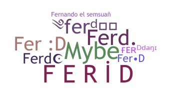 الاسم المستعار - Ferd
