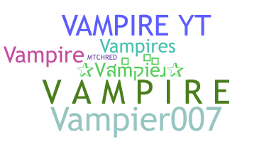 الاسم المستعار - Vampier
