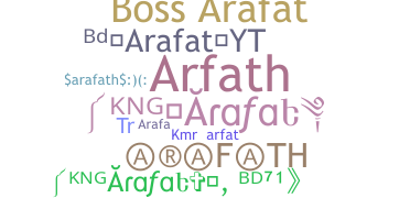 الاسم المستعار - Arafath
