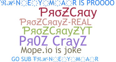الاسم المستعار - ProZCrayZ