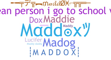 الاسم المستعار - Maddox