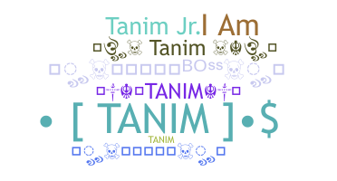 الاسم المستعار - Tanim