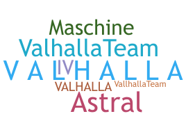 الاسم المستعار - Valhalla