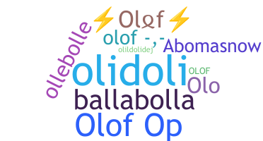 الاسم المستعار - Olof