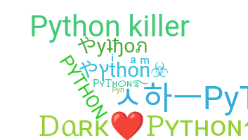 الاسم المستعار - Python