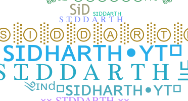 الاسم المستعار - Siddarth