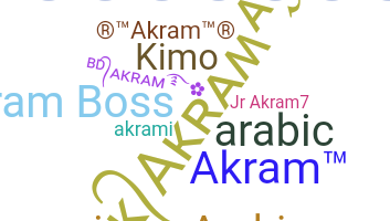 الاسم المستعار - Akram
