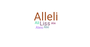 الاسم المستعار - Aleli