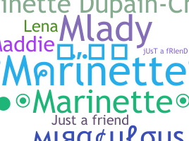 الاسم المستعار - Marinette