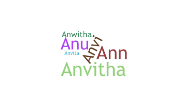 الاسم المستعار - Anvitha