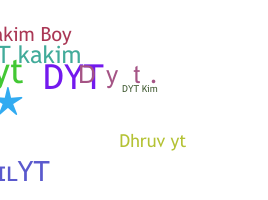 الاسم المستعار - dyt