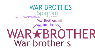الاسم المستعار - warbrothers