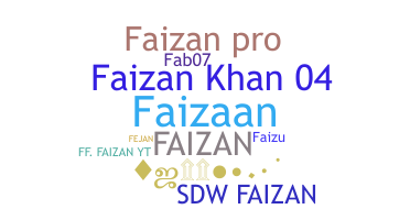 الاسم المستعار - faizaan